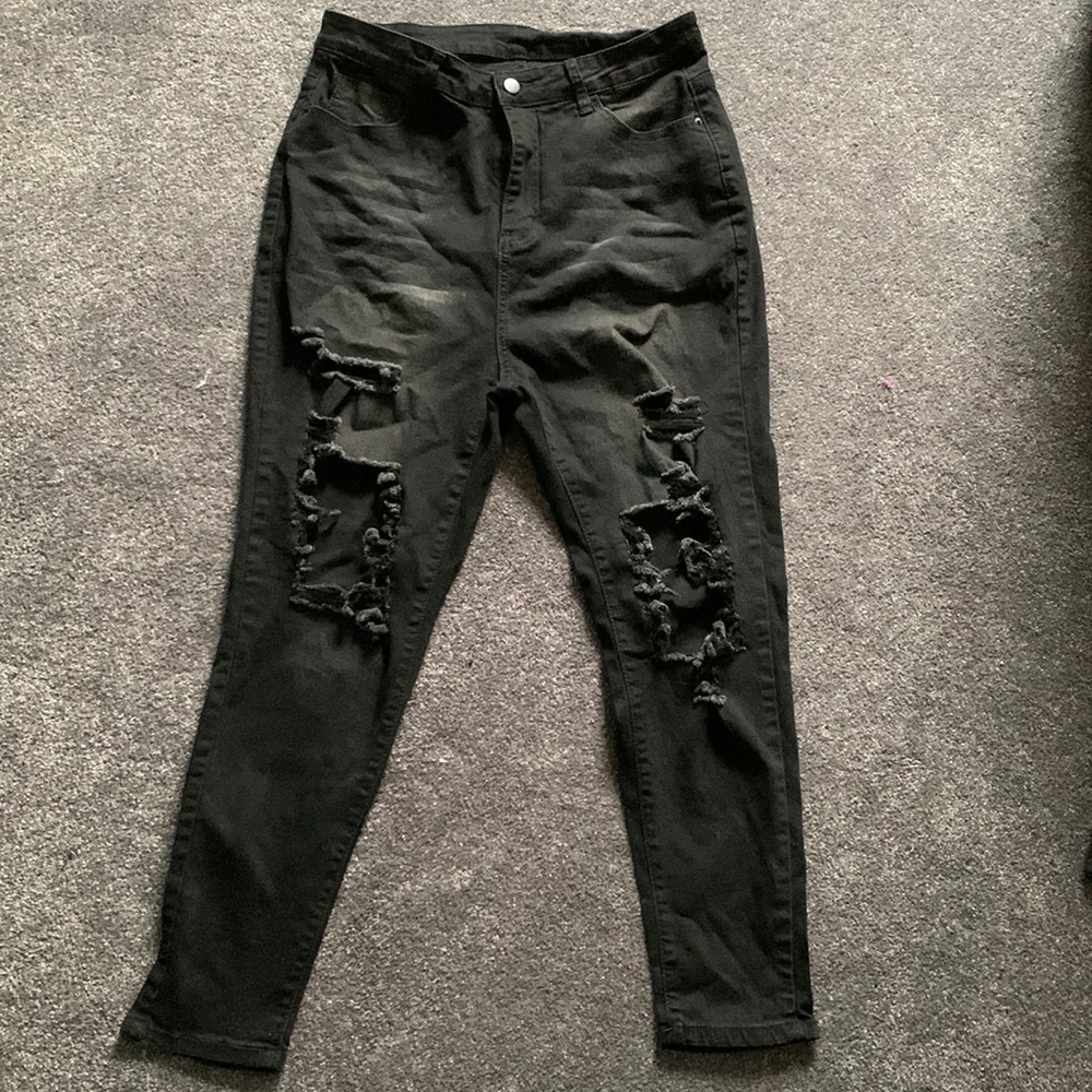 Black Ripped Jeans